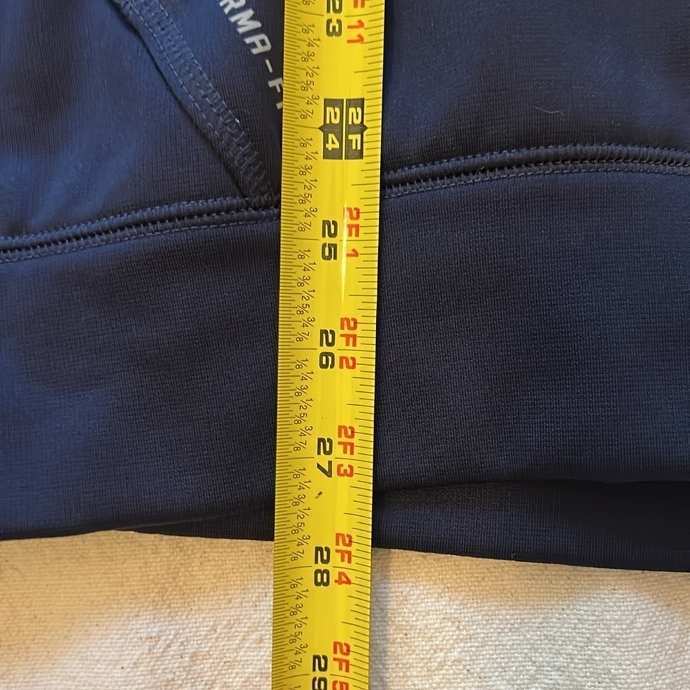 Chicago Bears Nike Therma Fit Full Zip Hooded Jacket Blue Orange Size L - Picture 9 of 11